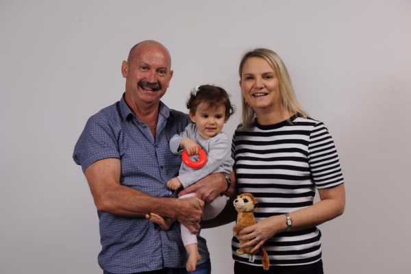 Grandparents with small child