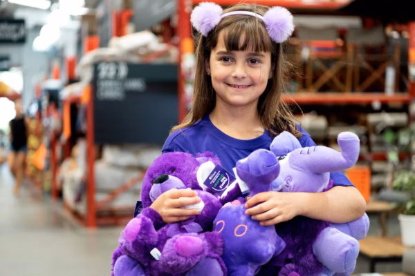 Girl with Epilepsy New Zealand plush toys