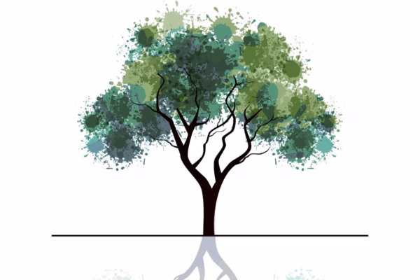 Tree with reflection